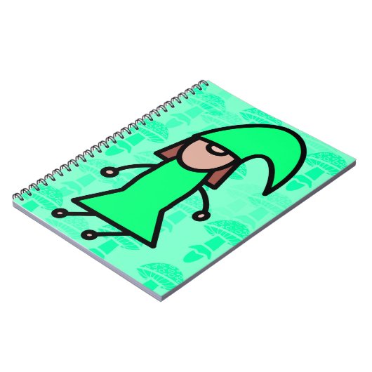 Greeeeen Gnome Notitieboek (Linkerzijde)