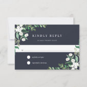 Greeenhouse | Botanische Waterverf RSVP Kaartje (Voorkant)