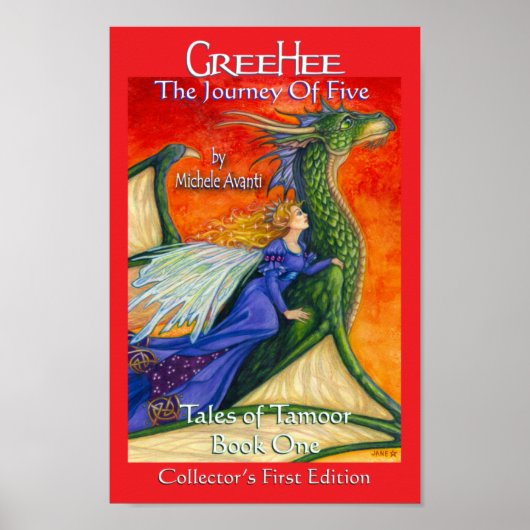 GreeHee The Dragon & Fairy Princess Loni Poster (Voorkant)