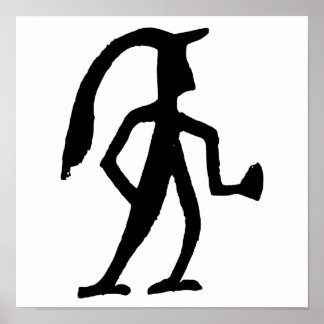 GREEJACK | Aardgeest Primitive Grotkunst Talisman Poster