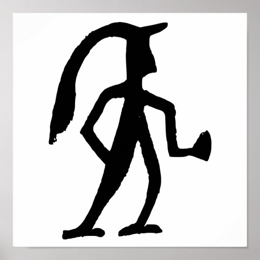 GREEJACK | Aardgeest Primitive Grotkunst Talisman Poster (Voorkant)