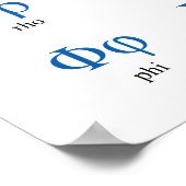 Greek Alphabet Vertical Poster (Hoek)