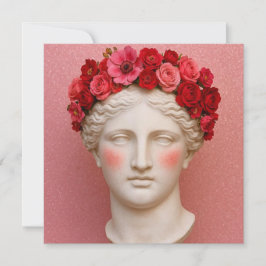 Greek ancient flower woman. kaart