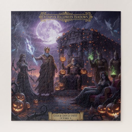 Greek and Roman Mythology Halloween Puzzle Legpuzzel (Verticaal)