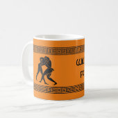Greek Art - Will Wrestle voor Coffee Mok (Voorkant links)