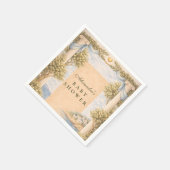 Greek Coastal Columns Baby Shower Servet (Hoek)