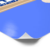 Greek Coffee & Lemon Branch Mediterranean Poster (Hoek)