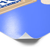 Greek Coffee & Lemon Branch Mediterranean Poster (Hoek)