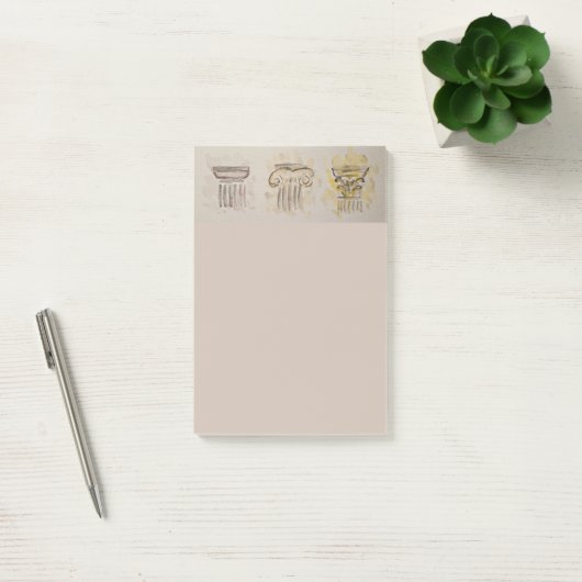 Greek Columns Notepad Post-it® Notes (Kantoor)