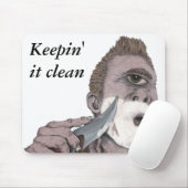 Greek Cyclops Knife Shaving Fantasy Art Muismat (Met muis)