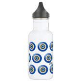 Greek Eye Design Voeg gewoon tekst toe Waterfles (Links)