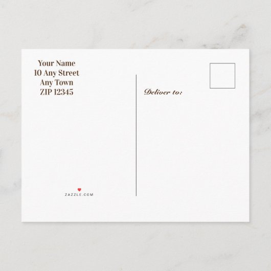 Greek Fantasy Romance Arch Ivy Blue Bewaar de datu Aankondigingskaart (Achterkant)