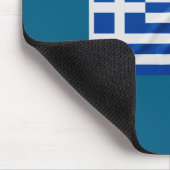 Greek Flag Santa Hat Funny Greece Christmas Holida Muismat (Hoek)
