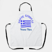 Greek Goddess and Flag of Greece Personalized  Schort (Voorkant)