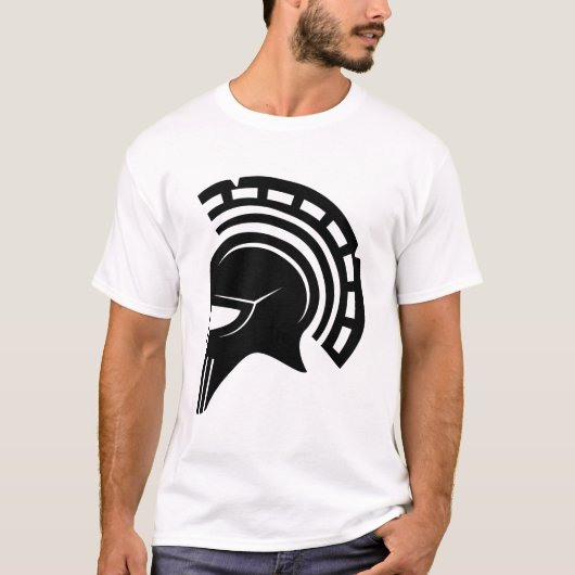 Greek helmet ancient greece, achilles t-shirt (Voorkant)