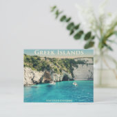 Greek Islands Postcard Briefkaart (Staand voorkant)