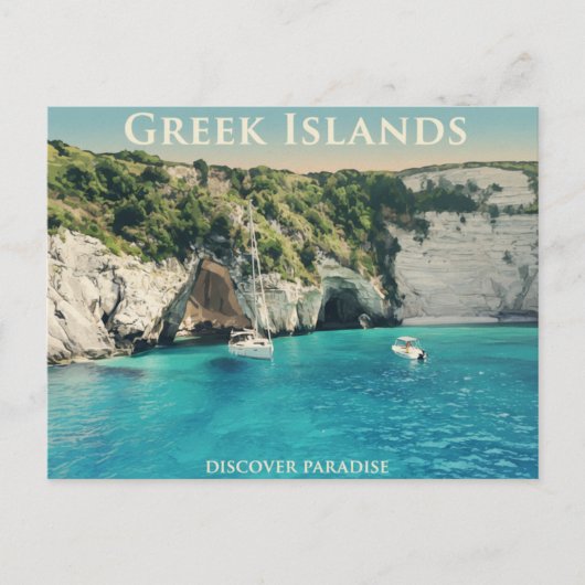Greek Islands Postcard Briefkaart (Voorkant)
