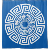 Greek Key Design Douchegordijn (Voorkant)