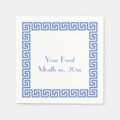 Greek Key Design Servet (Voorkant)