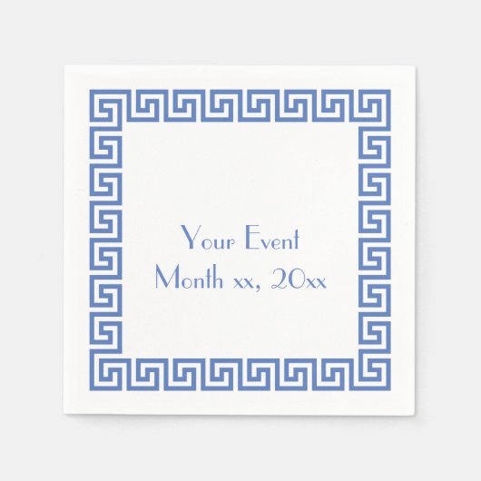 Greek Key Design Servet (Voorkant)