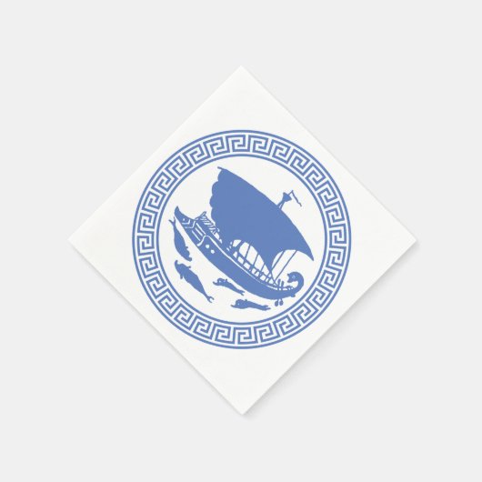 Greek Key Design Servetten (Hoek)