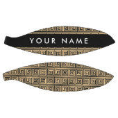 Greek Meander Key Brown, Jouw naam, Personaliseer Basketbal (Panelen)