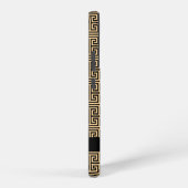 Greek Meander Key H Brown, Jouw naam, Personalisee Samsung Galaxy Hoesje (Rechterkant)