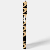 Greek Meander Key, Wave Key, Bruin, Jouw naam Case-Mate iPhone Case (Achterkant / Rechts)