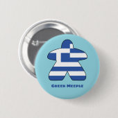 Greek Meeple Button (Voorkant /achterkant)