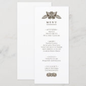 Greek menu party table Sign with stone elements (Voorkant / Achterkant)