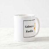 Greek Mug with Saying "Kalimera Koukla" Koffiemok (Voorkant rechts)