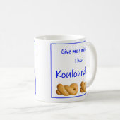 Greek Mug with Saying Koffiemok (Voorkant rechts)