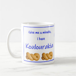 Greek Mug with Saying Koffiemok