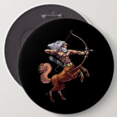 Greek Mythology Centaur Ronde Button 6,0 Cm (Voorkant /achterkant)