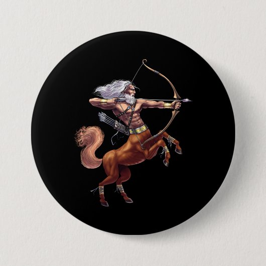 Greek Mythology Centaur Ronde Button 7,6 Cm (Voorkant)