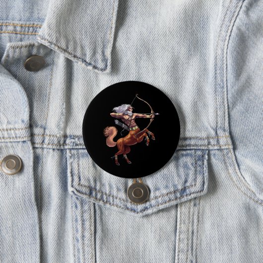 Greek Mythology Centaur Ronde Button 7,6 Cm (In situ)