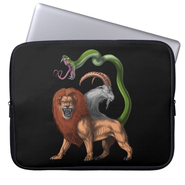 Greek Mythology Chimera Laptop Sleeve (Voorkant)