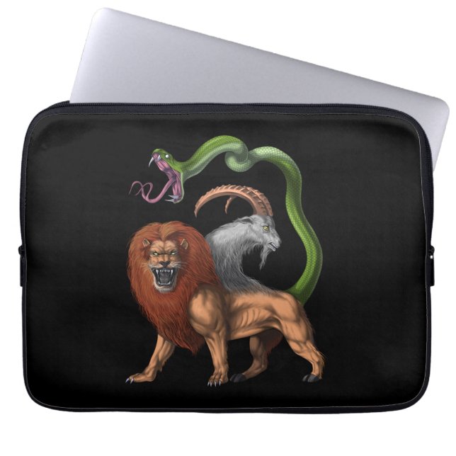 Greek Mythology Chimera Laptop Sleeve (Voorkant)