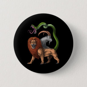Greek Mythology Chimera Ronde Button 5,7 Cm