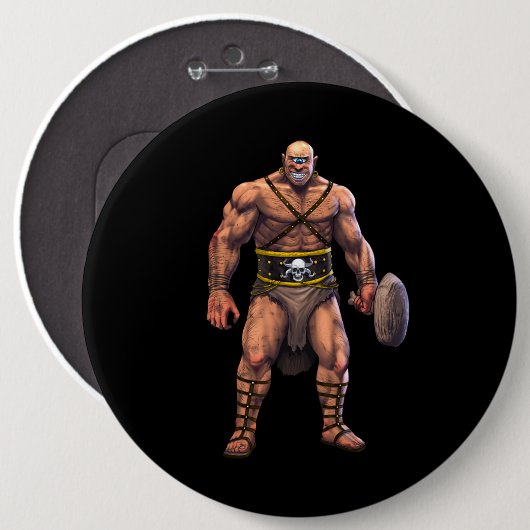 Greek Mythology Cyclops Ronde Button 6,0 Cm (Voorkant /achterkant)