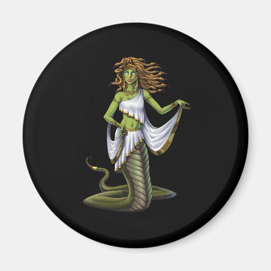 Greek Mythology Goddess Medusa Magneet (Voorkant)