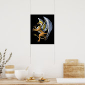 Greek Mythology Griffin Poster (Keuken)