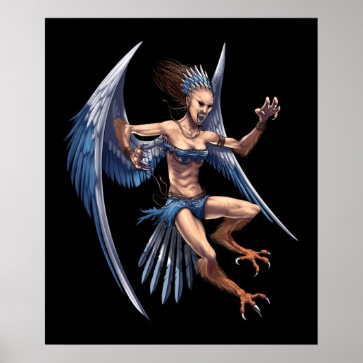 Greek Mythology Harpy Poster (Voorkant)