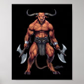 Greek Mythology Minotaur Poster (Voorkant)