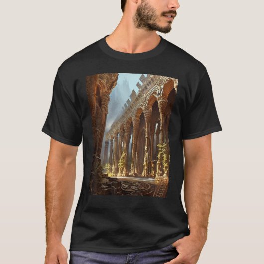 Greek Mythology Temple Ruins Greece Athens T-shirt (Voorkant)