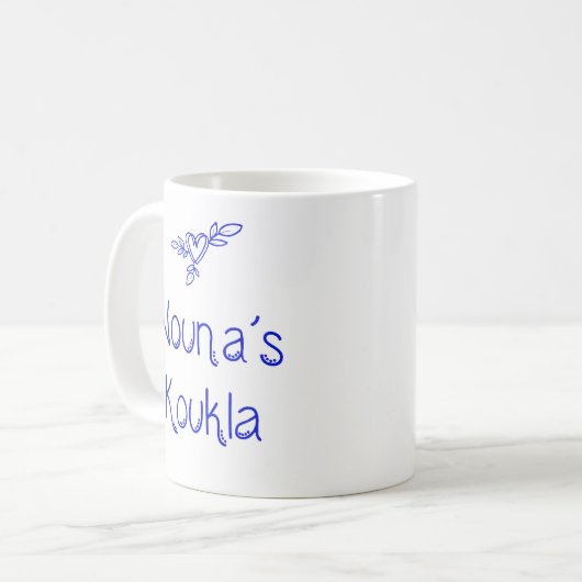 Greek Nouna's Koukla Mug  Koffiemok (Voorkant links)