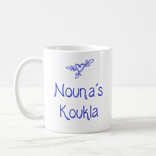 Greek Nouna's Koukla Mug Koffiemok (Links)