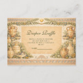 Greek Olive Diapper Raffle Informatiekaartje (Voorkant)