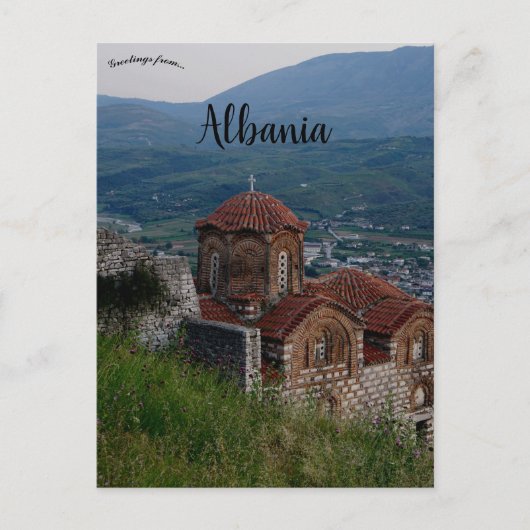 Greek Orthodox Church in Berat Albania Briefkaart (Voorkant)