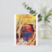 Greek orthodox icon of Prophet Elijah Briefkaart (Staand voorkant)